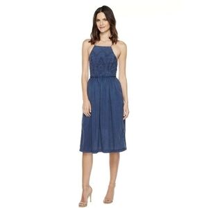 Lucky Brand Schiffli Bid Eyelet Embroidered Dress‎